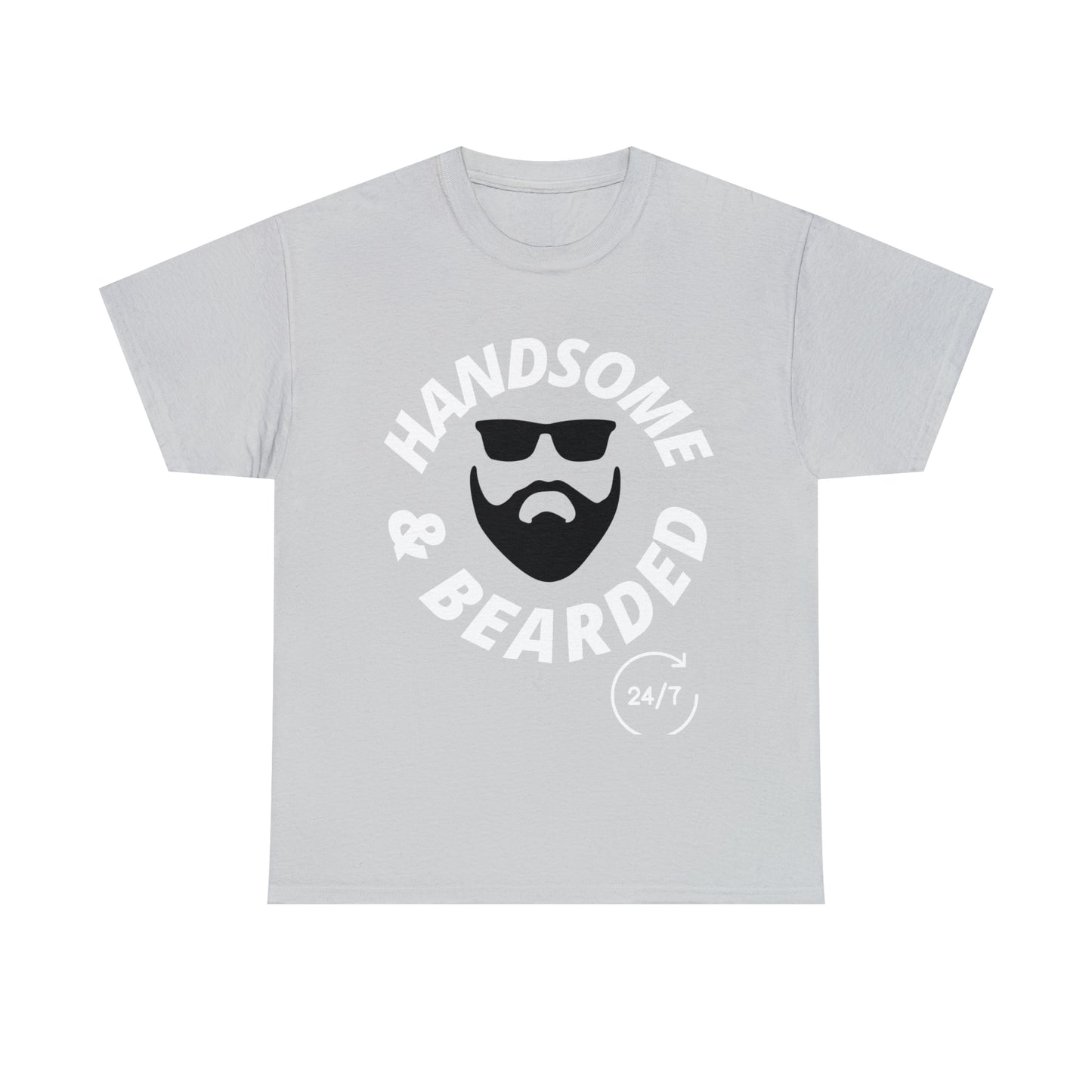 Handsome & Bearded Unisex Heavy Cotton Tee