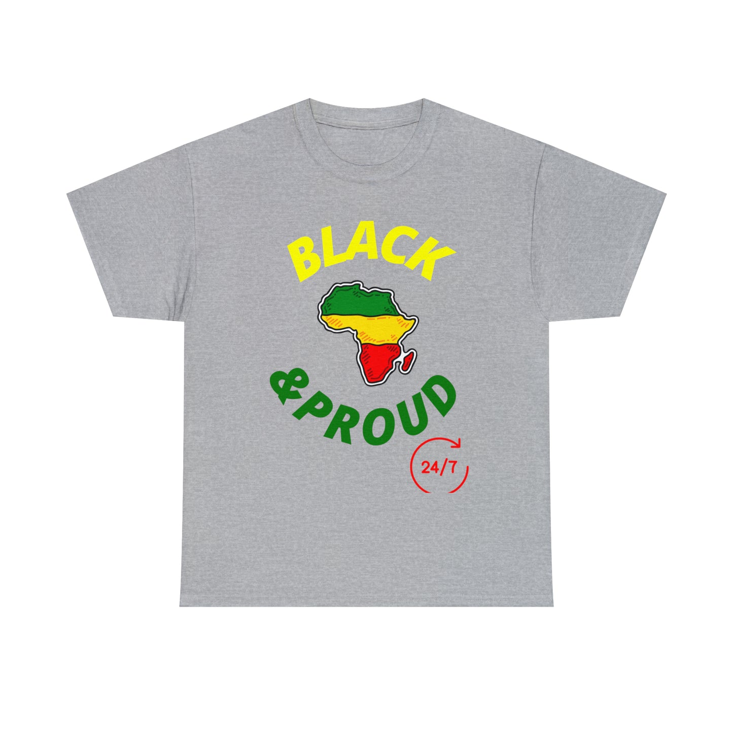 Black & Proud (Africa) Unisex Heavy Cotton Tee