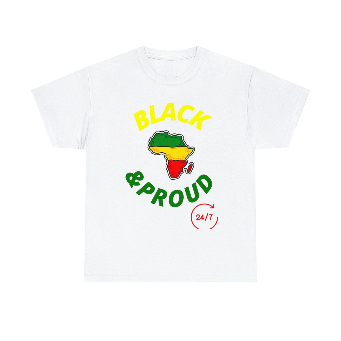 Black & Proud (Africa) Unisex Heavy Cotton Tee