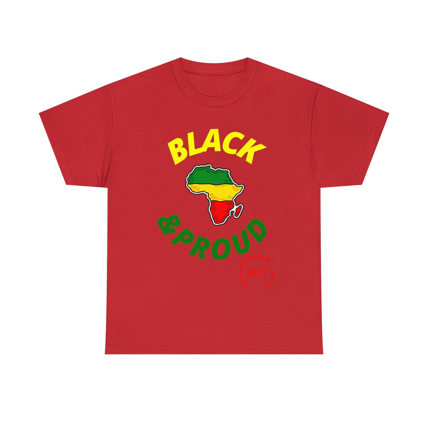 Black & Proud (Africa) Unisex Heavy Cotton Tee