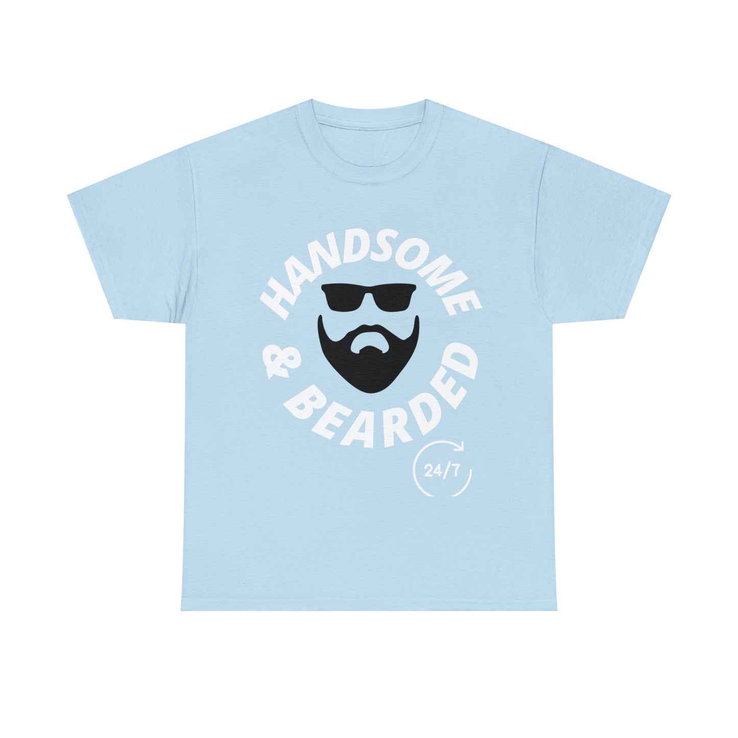 Handsome & Bearded Unisex Heavy Cotton Tee