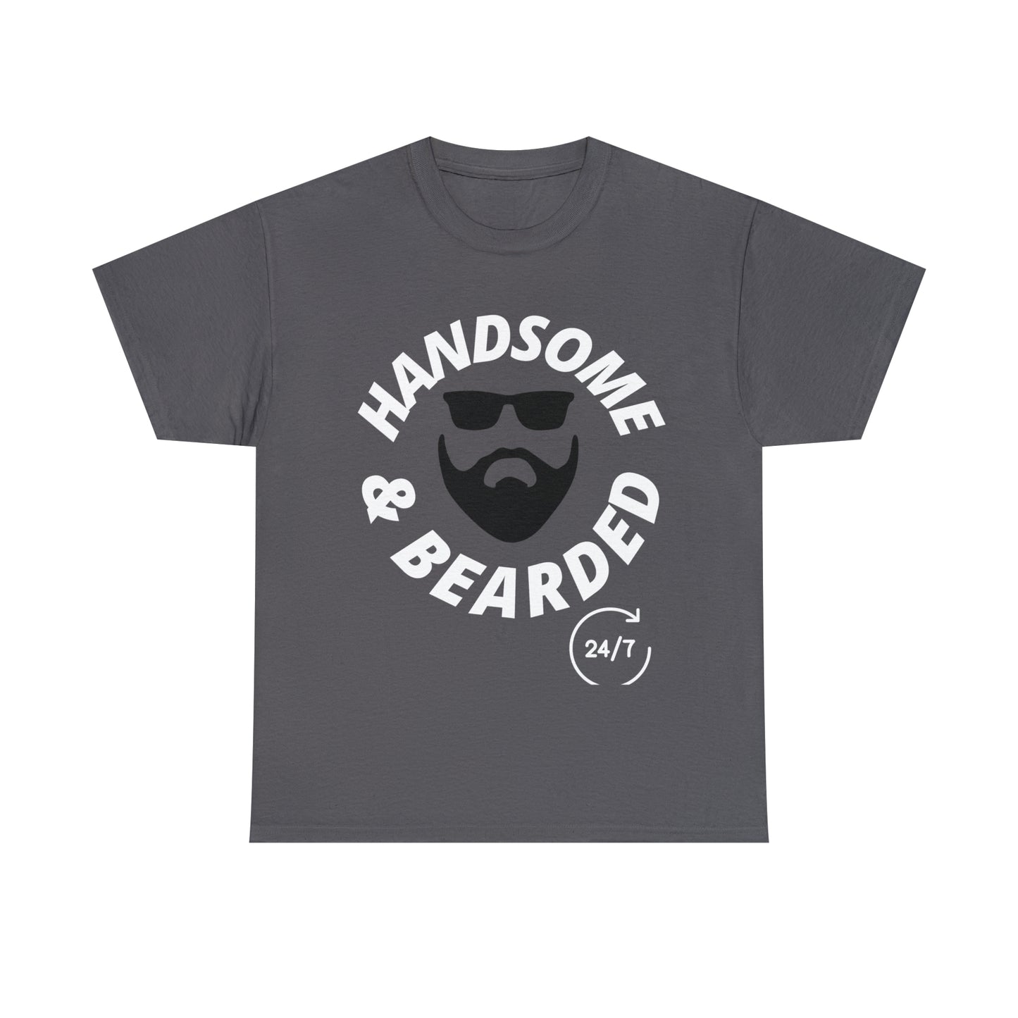 Handsome & Bearded Unisex Heavy Cotton Tee