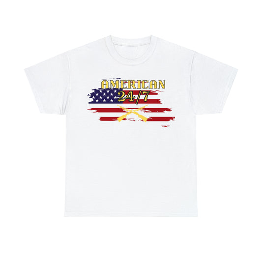 American 24/7 Unisex Heavy Cotton Tee