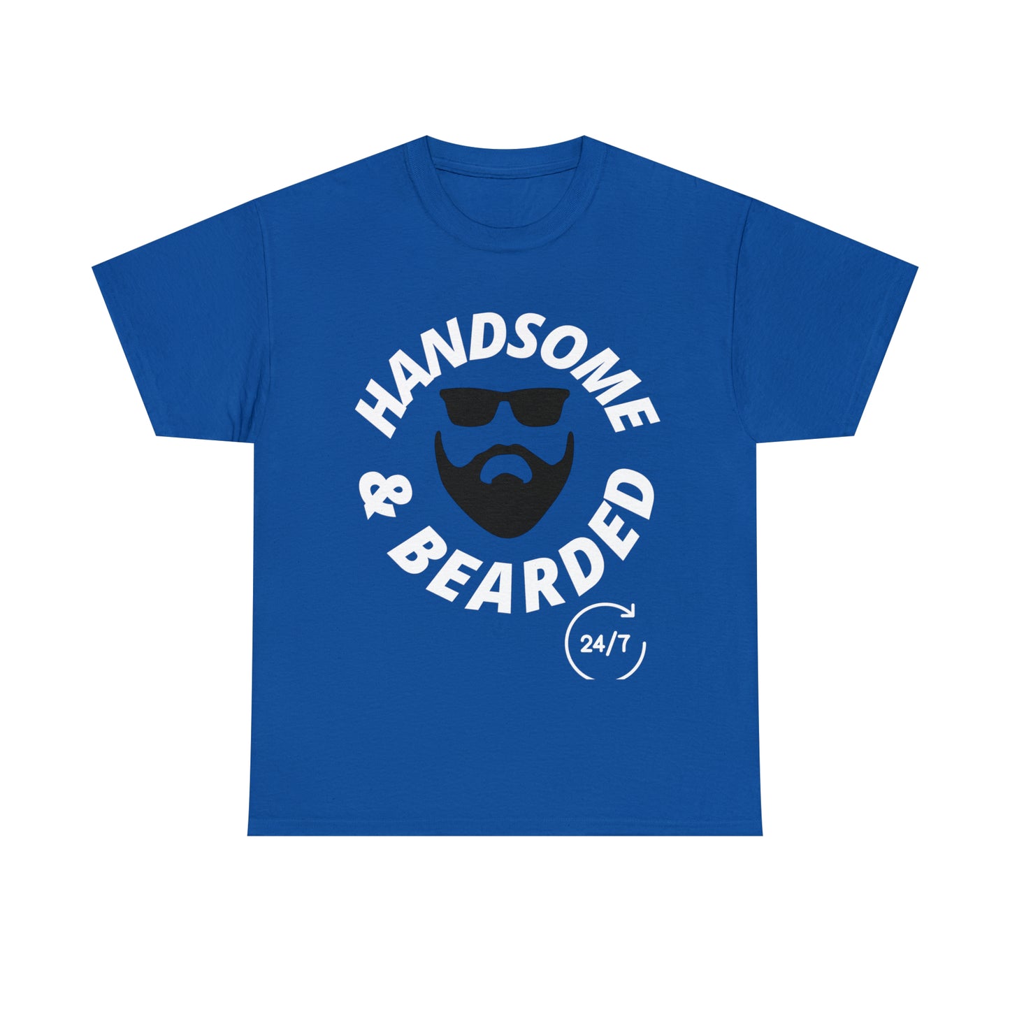 Handsome & Bearded Unisex Heavy Cotton Tee