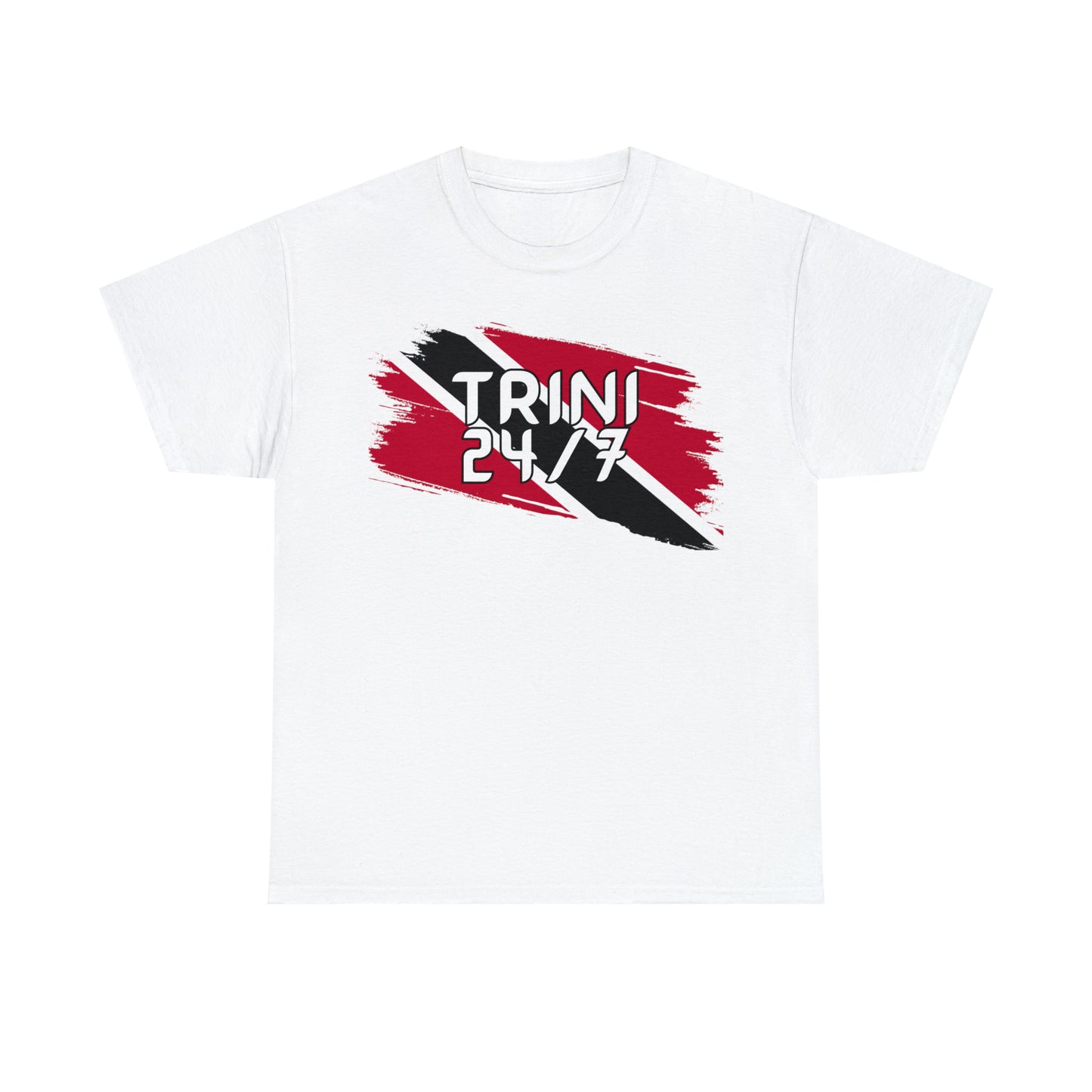 Trini 24/7 (White Letters) Unisex Heavy Cotton Tee