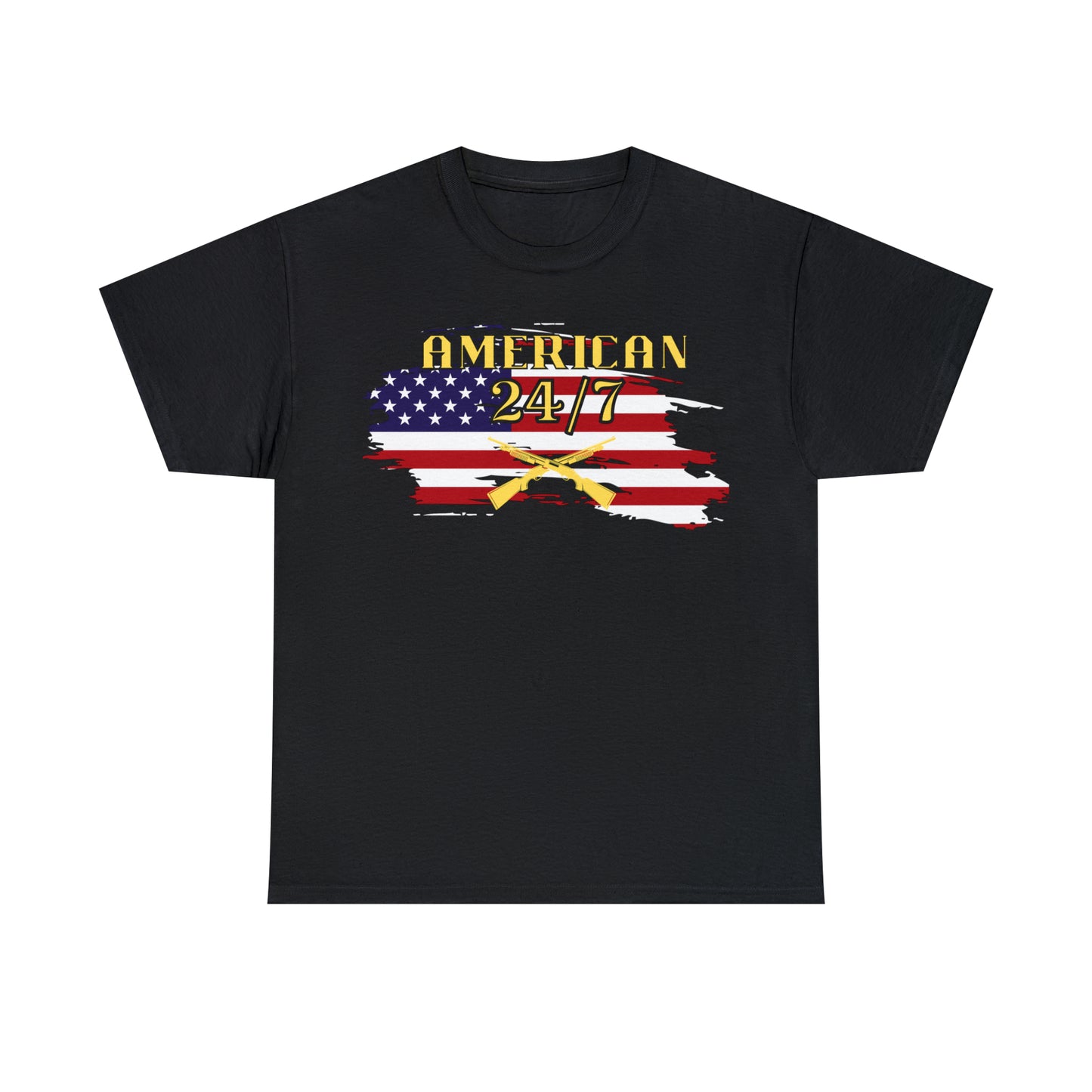 American 24/7 Unisex Heavy Cotton Tee