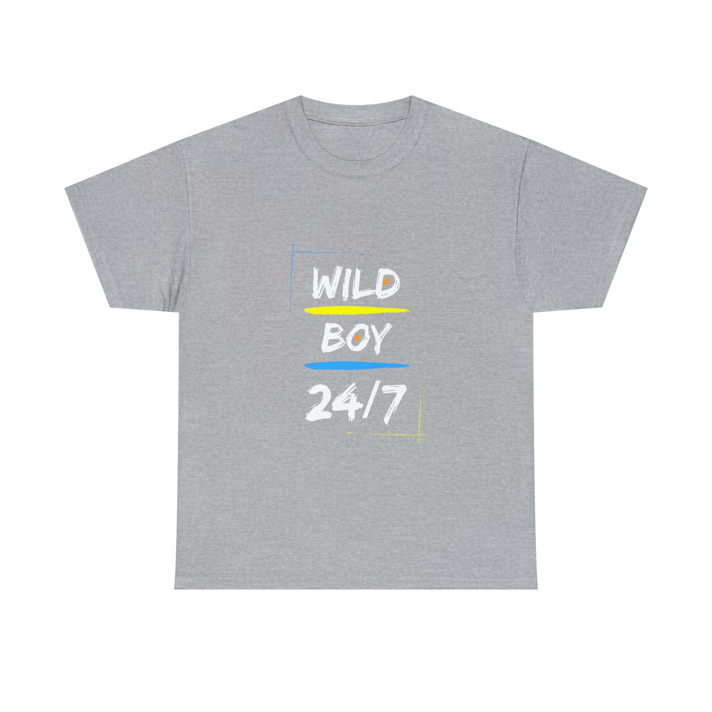 Wild Boy (white Letters) Unisex Heavy Cotton Tee