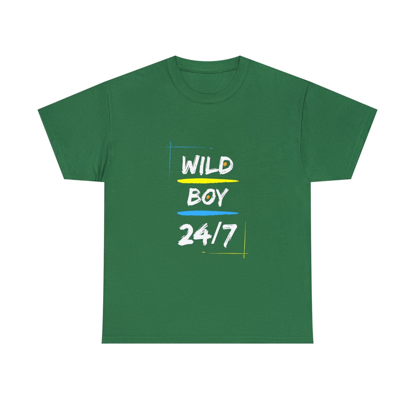 Wild Boy (white Letters) Unisex Heavy Cotton Tee