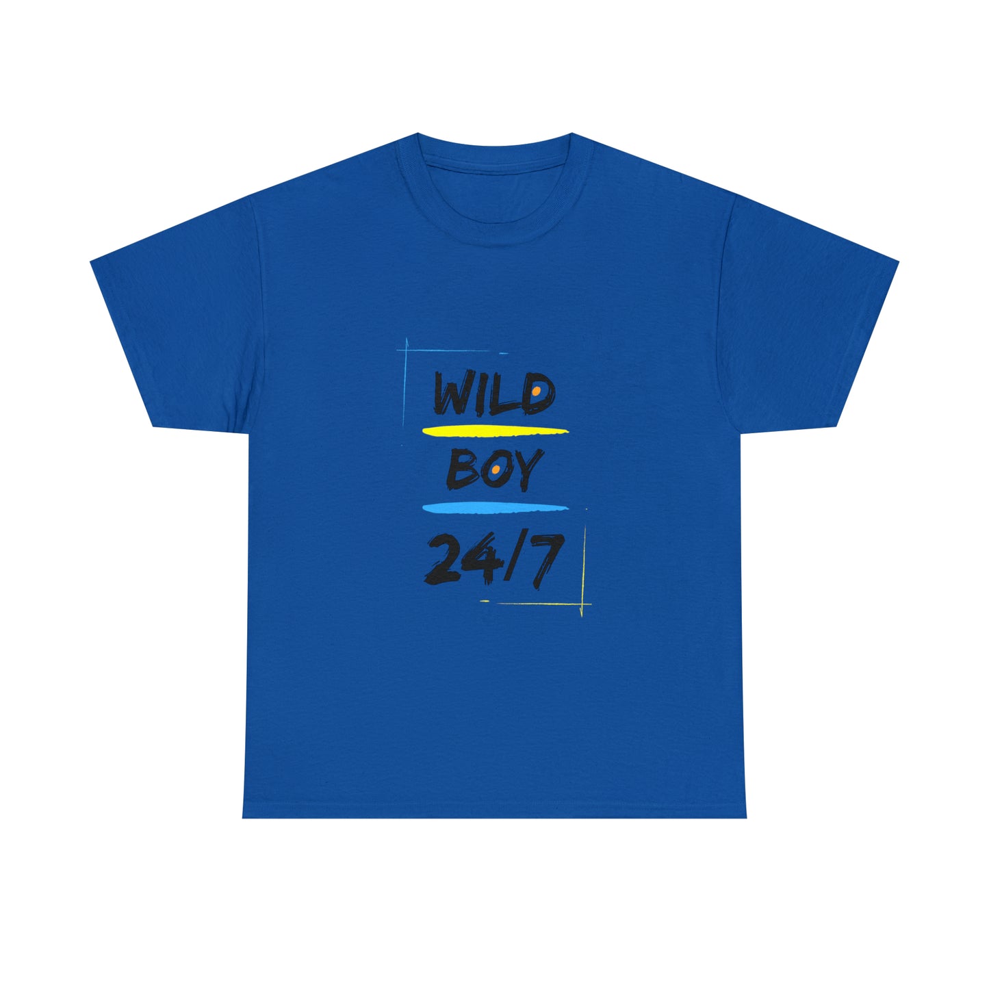 Wild Boy (Black Letters) Unisex Heavy Cotton Tee