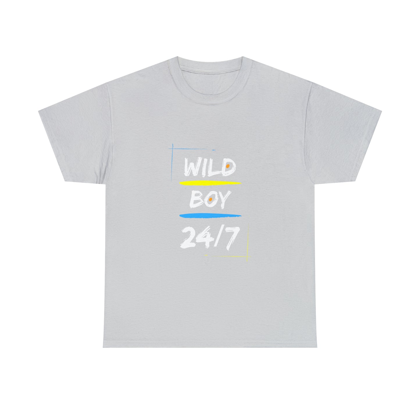 Wild Boy (white Letters) Unisex Heavy Cotton Tee