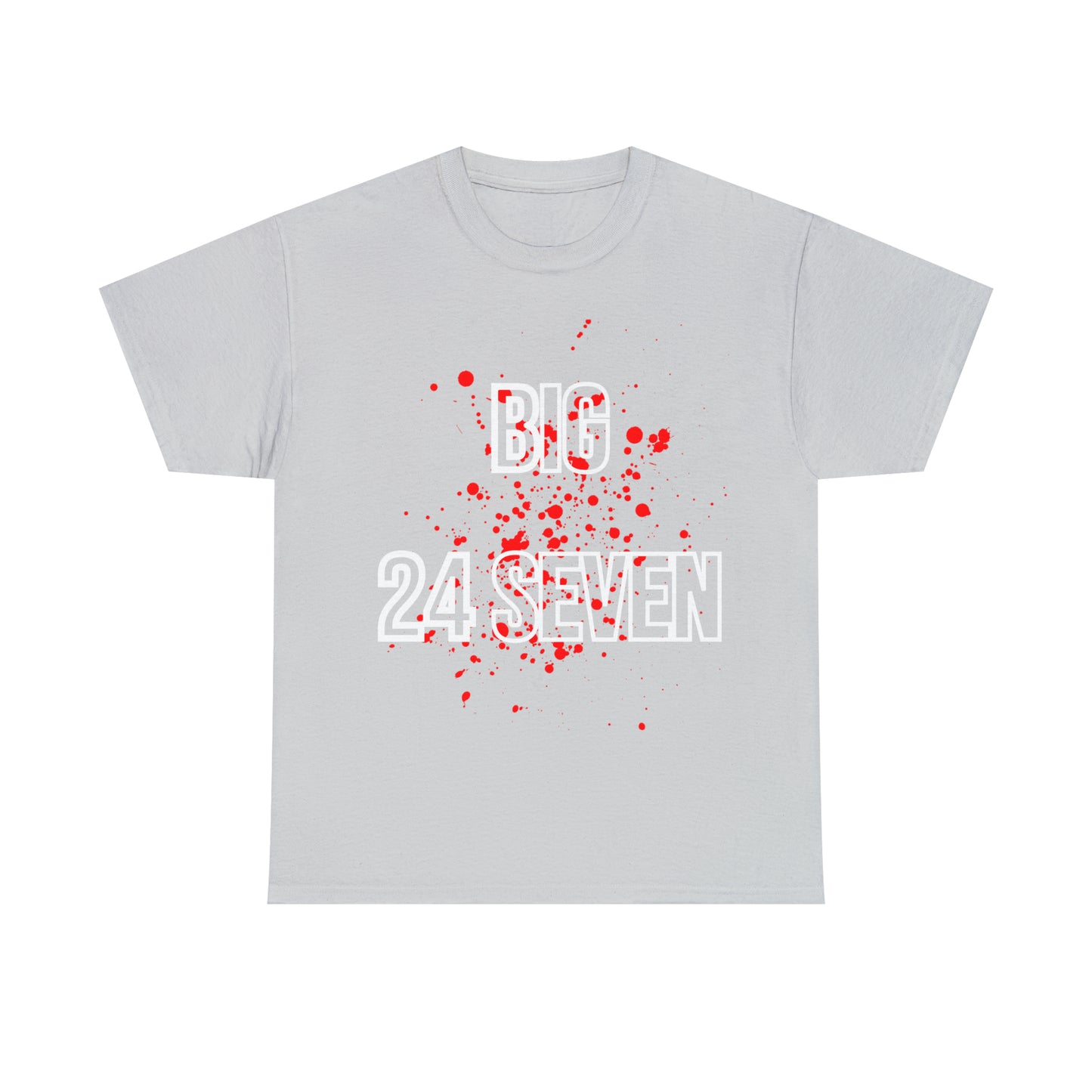 24/7 Splatter (White) Unisex Heavy Cotton Tee