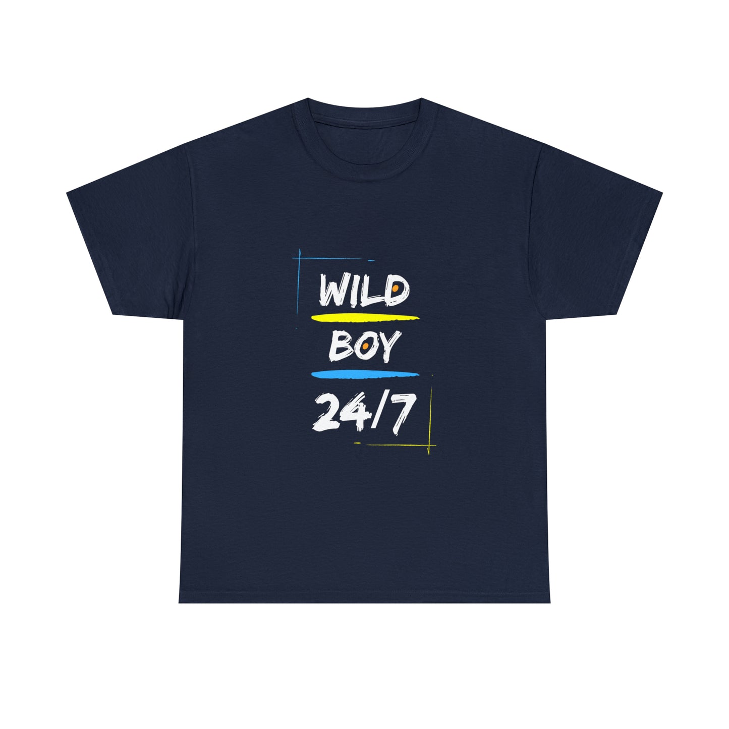 Wild Boy (white Letters) Unisex Heavy Cotton Tee