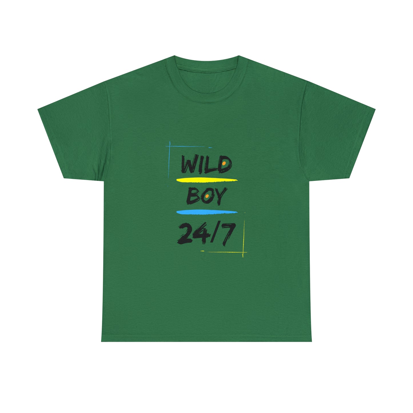 Wild Boy (Black Letters) Unisex Heavy Cotton Tee