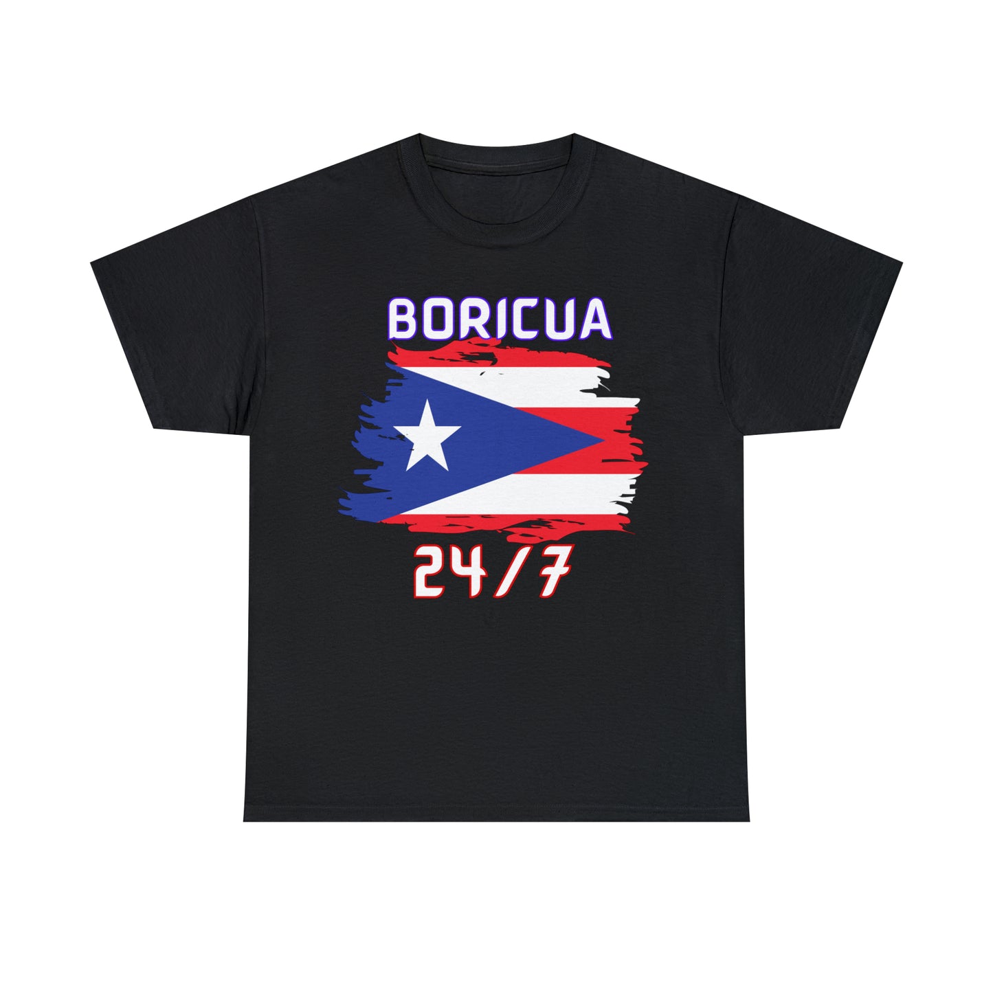 Boricua 24/7 Unisex Heavy Cotton Tee