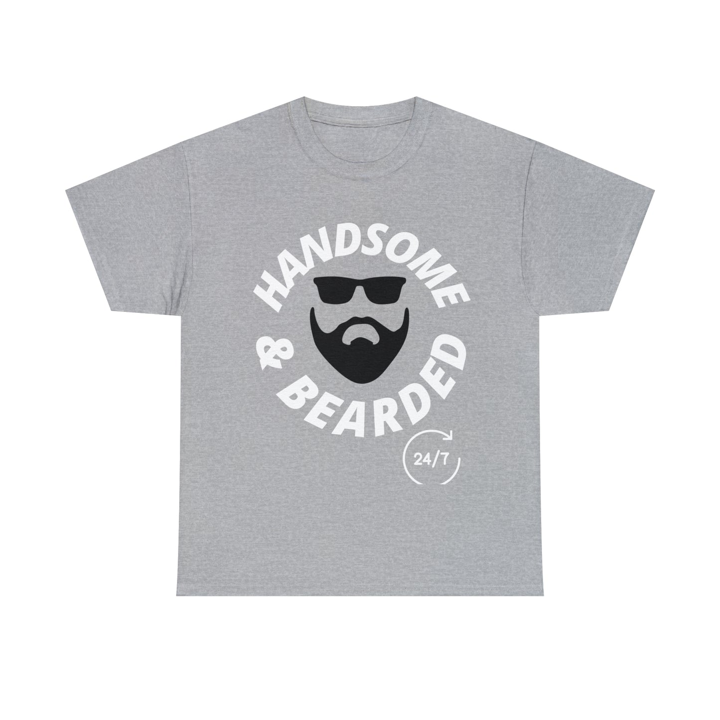 Handsome & Bearded Unisex Heavy Cotton Tee